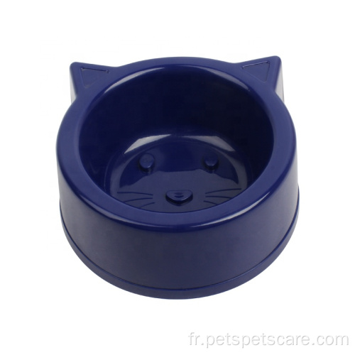 Bol d'alimentation en eau de chat Bol de nourriture en forme de chat